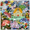 eeBoo Piece & Love: Cottage at Dusk - 1000 Piece Puzzle - Square Adult Jigsaw - 3 of 4