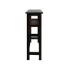 Solid Wood Freestanding 18-Bottle Wine Rack with Shelves Espresso - Flora Home: Pine Construction, 1 Shelf, 33" Height - 2 of 4