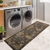 Vintage Area Rugs for Living Room, Oriental Medallion Rugs for Bedroom, Non-Slip Stain Resistant Soft Throw Rug Carpet - 2 of 4