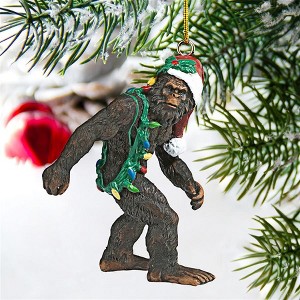 Design Toscano Bigfoot, the Yeti Holiday Ornament - 1 of 2