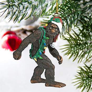 Yeti Ornament, Gentle Smile Yeti, Felt Christmas Ornament, Bigfoot, Snow  Monster