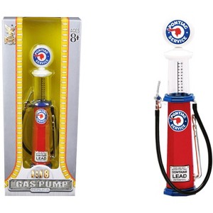 Pontiac Gasoline Vintage Gas Pump Cylinder 1/18 Diecast Replica by Road Signature - 1 of 3
