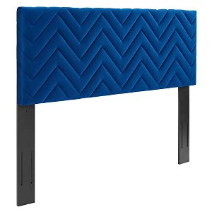 Modway Mercy Chevron Tufted Performance Velvet Full/Queen Headboard - 1 of 4