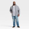 Men's Every Wear Fleece Full Zip Sweatshirt - Goodfellow & Co™ - 3 of 3