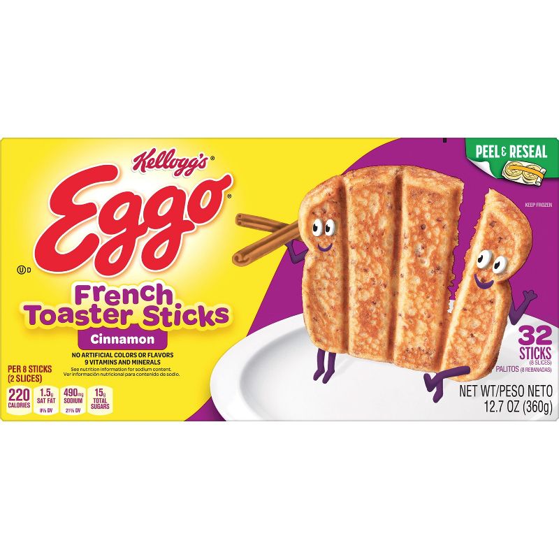 Eggo Cinnamon Frozen French Toaster Sticks - 12.7oz/32ct, 3 of 8