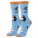 Cool Socks, Cat Lover, Funny Novelty Socks, Adult, Medium