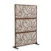 Dovelina Metal Outdoor Privacy Screen Freestanding Patio Decorative Screens - 2 of 4