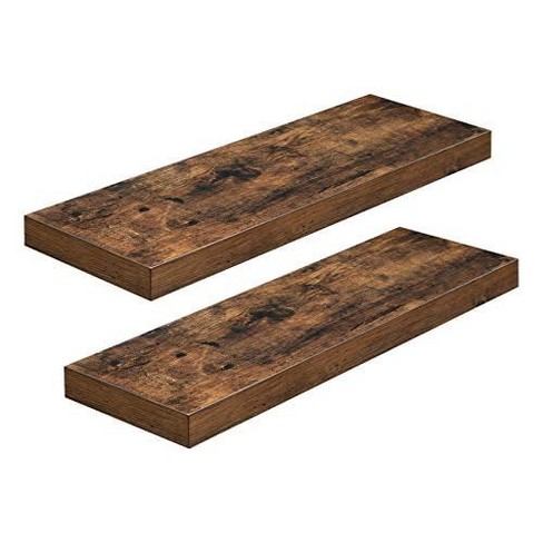 Emma And Oliver 24 Rustic Country Wall Mounted Entryway Shelf