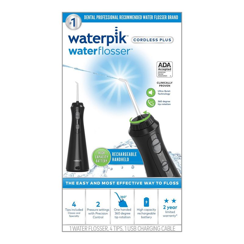 Waterpik Rechargeable Cordless Plus Water Flosser    , 3 of 18