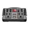 Tripp Lite PowerVerter® 375-Watt-Continuous Ultracompact Car Inverter with Optional Battery Cables, 2 AC Outlets and 2 USB-A Ports, PV375USB in Blue - 3 of 4