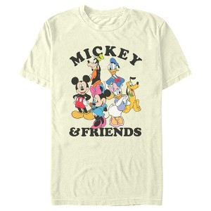 Men's Mickey & Friends Classic Crew T-Shirt - 1 of 4
