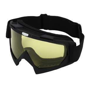 Unique Bargains Universal Motorcycle Goggles UV Protection Matte TPU 1 PC - 1 of 4