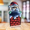 Santa in Chimney Ekkolight 35"H - 2 of 2
