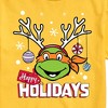Men's - Teenage Mutant Ninja Turtles - Happy Holidays Short Sleeve Graphic T-Shirt - 2 of 4