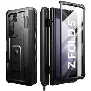 Dexnor BumperShock Case for Samsung Galaxy Z Fold 5 [Hinge Coverage],Full-body Shockproof Rugged Bumper Case Heavy Duty Cover - 1 of 3