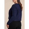 ELOQUII Pleated Cardigan - 3 of 4
