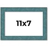 PosterPalooza | Photo Size Simple Blue Picture Frame - UV Acrylic, Foam Board Backing, Hanging Hardware - 2 of 4