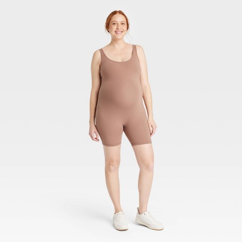 Sleeveless Unitard Maternity Jumpsuit - Isabel Maternity By Ingrid