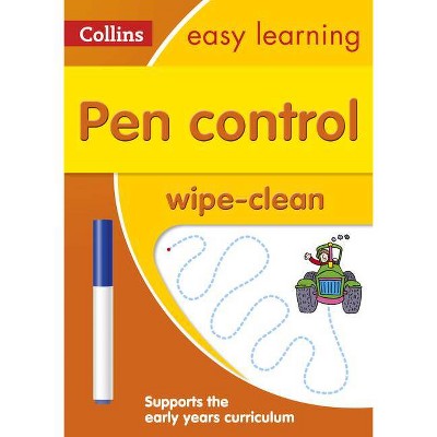 Pen Control Wipe-Clean Activity Book - (Collins Easy Learning Preschool) by  Harpercollins Uk (Mixed Media Product)