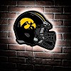 Evergreen Ultra-Thin Edgelight LED Wall Decor, Helmet, University of Iowa- 19.5 x 15 Inches Made In USA - 2 of 4