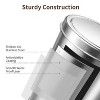 LunaLulinlk Small Trash Can with Swing Lid 1.7 Gallons 2 Pack Stainless Steel Wastebasket with Lid, Cylindrical Garbage Can - 3 of 4