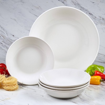 white serving bowl set