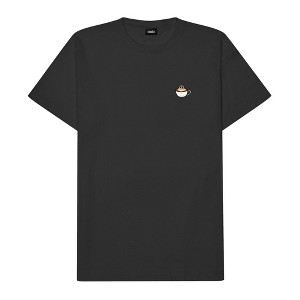 Dalix Cappuccino Embroidered Cotton Relaxed Boxy Fit Short Sleeve Crewneck Tee Shirt Mens - 1 of 4