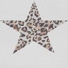 Rerun Island Women's Animal Print Star Short Sleeve Graphic Cotton Cropped Loose T-shirt - Bright White 3X - 2 of 4