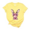 Bunny Sunglasses Bubblegum - Women's Short Sleeve Graphic T-Shirt - 2 of 4