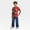 Boys' Marvel Venom Graphic Short Sleeve T-Shirt - Dark Red - 4 of 4