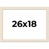 PosterPalooza | 26x18 Wide Barnwood Picture Frame, UV Acrylic, 6 Finishes - Grey, Brown, White, and Black - 2 of 4