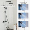CASAINC 3-Spray Patterns 9 Inches Thermostatic Shower Faucet Wall Mount Dual Shower Heads and Tub Faucet - 2 of 4