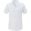Men's Hawaiian Short - Sleeve Shirt, Classic Aloha Button - Down, Casual Beach Party Vacation Top - 2 of 4