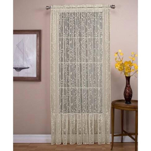 Isabella Floral Cotton Curtain Panel
