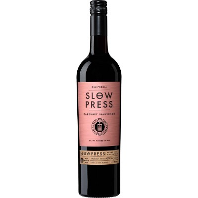 Slow Press Cabernet Sauvignon Red Wine - 750ml Bottle