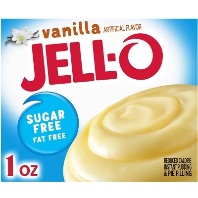 JELL-O Instant Sugar Free Fat Free Vanilla Pudding & Pie Filling - 1oz