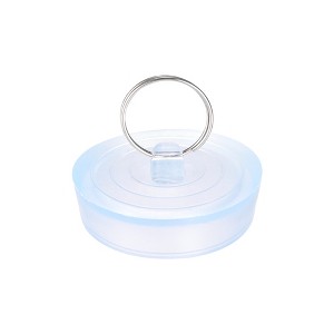 Unique Bargains Rubber Clear Hanging Ring Bathtub Kitchen Drain Stopper - 1 of 4