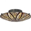 Quoizel Lighting Victory 2 - Light Semi-Flush Mount in  Valiant Bronze - 2 of 4