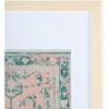 Historia - 23" X 14" - Green/Pink - Framed Textile Wall Art - WLA1005 - Safavieh - 4 of 4