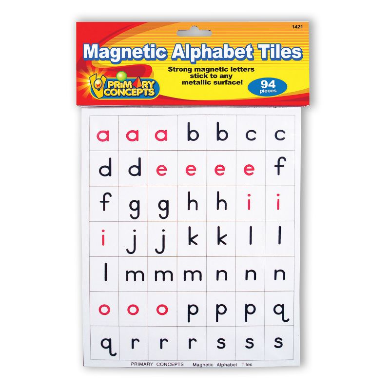 Primary Concepts Magnetic Alphabet Tiles, 1 of 3