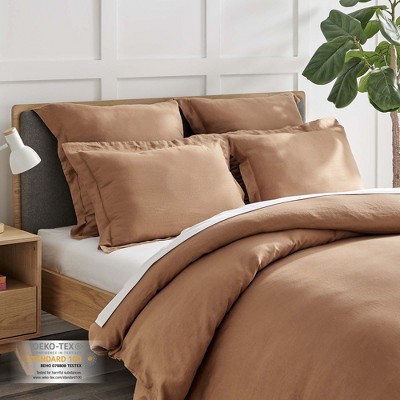Sandstone Linen Standard Sham with Pre-Washed Finish