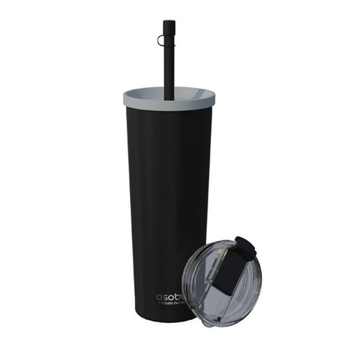 Reduce 40oz Cold1 Vacuum Insulated Stainless Steel Straw Tumbler Mug Matte  Black : Target