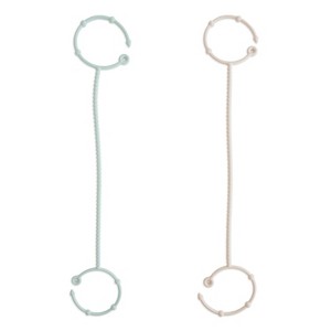 Mushie Adjustable Silicone Strap 2-Pack - 1 of 4