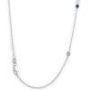 Pompeii3 1/2 Ct tw Genuine Blue Sapphire & Diamond By The Inch 18" Necklace - 2 of 4