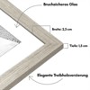 Americanflat 7 Pack Gallery Wall Set | Displays One 11x14, Two 8x10, and Four 5x7 inch photos. Shatter-Resistant Glass. Hanging Hardware Included! - 3 of 4