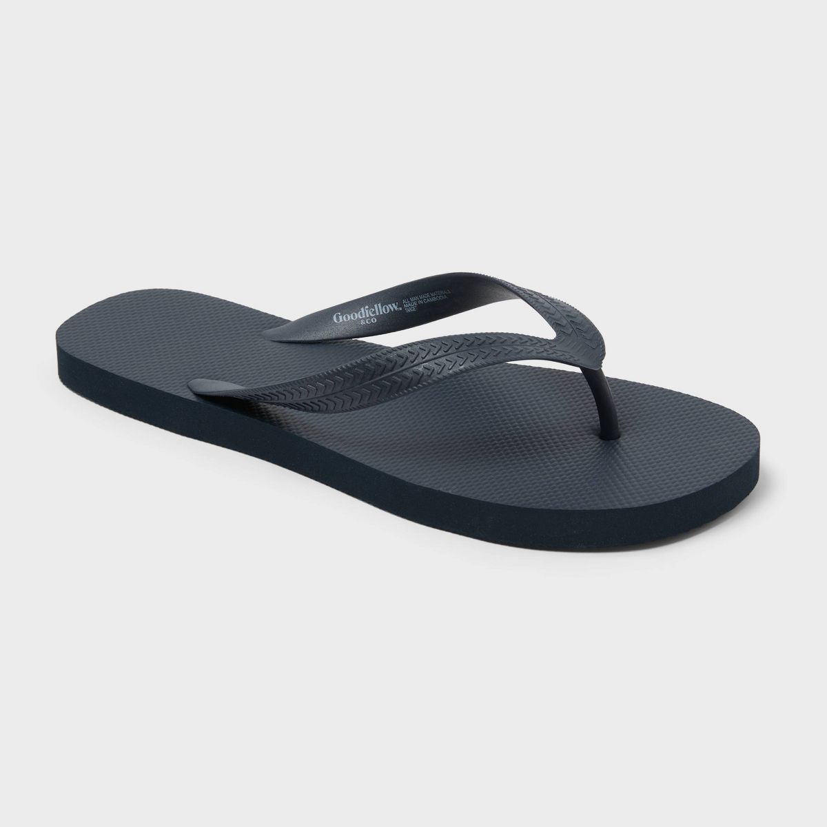 Men's Brent Flip Flop Sandals - Goodfellow & Co™ Navy Blue
