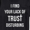 Men's - Instant Message - Lack Of Trust Disturbing Short Sleeve Graphic T-Shirt - 2 of 4