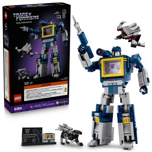LEGO Icons Transformers Soundwave Kit de Modelo 10358