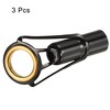 Unique Bargains Stainless Steel Ring Guide Fishing Rod Tip Repair Kits 3 Pcs - 3 of 4