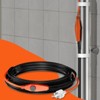 VEVOR Pipe Heating Cable, 24FT 7W/FT Heat Tape for Pipes with Built-in Thermostat, Water Pipe Heat Cable Protects PVC Hose, Black - 2 of 4